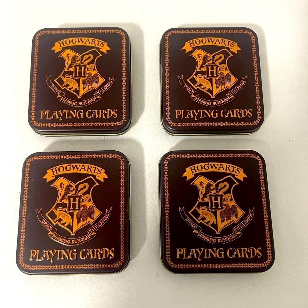 Harry Potter Wizarding World Hogwarts Playing Cards Tin Paladone New Bundle (4)